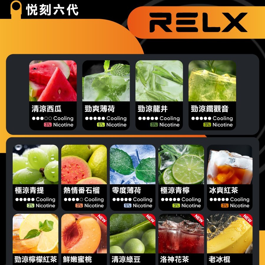 RELX 悅刻 六代 煙彈